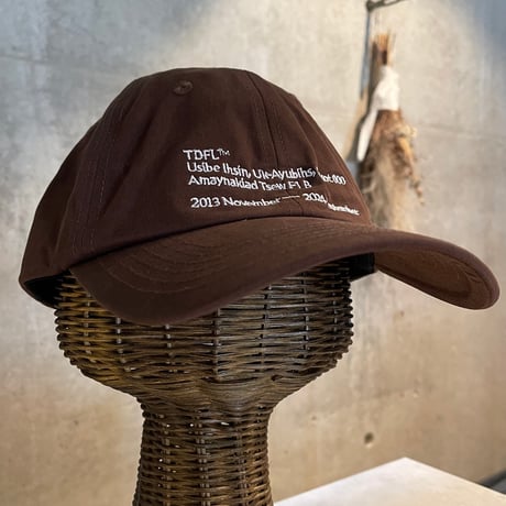 KF251114AST(S) / Text Embroidery Cap（Brown）