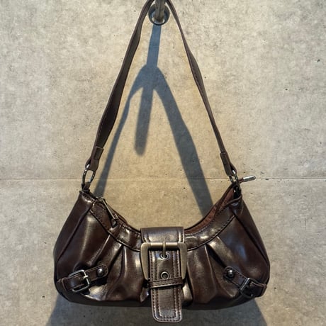 2507BG034(S)/ Mini Shoulder Bag （Brown)