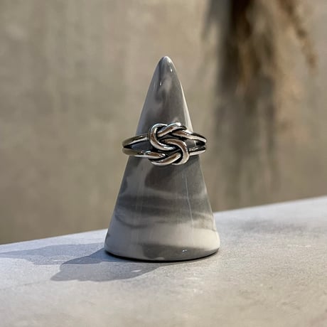 2311RG0323 / Antique double knot twist ring（Silver）