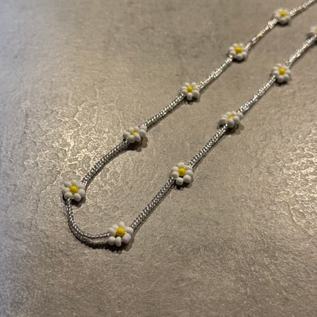 2503NC0325／ Flower bees necklace（clear）