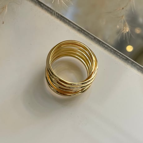2403RG0412 / Spiral line design ring（Gold）