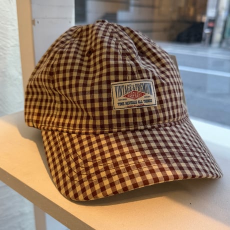 2603HW064(S) / Retro check Cap #02（Brown）