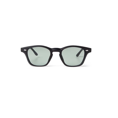 【 Legit Eyewear 】Sunglasses En'yū (Matt Black/Green)