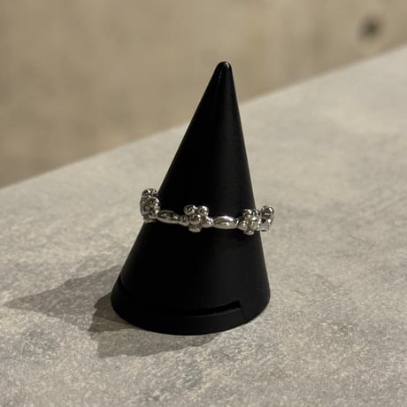 2511RG0699 / Mini Flower round ring（Silver）