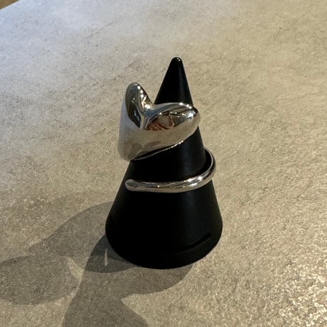 2408RG0505 / Wave Heart Design ring（Silver）