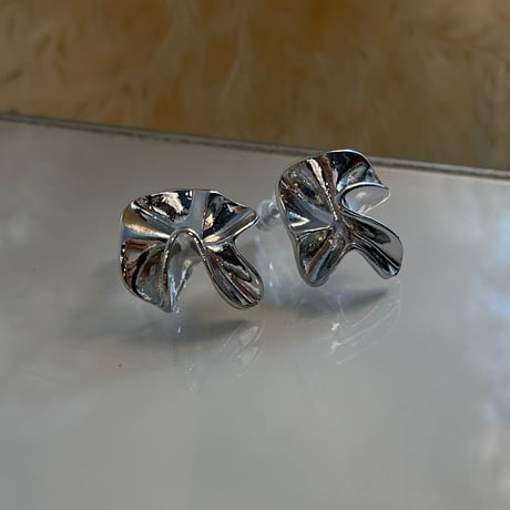 2403PR0686 / Craft design metal Pierce（Silver）