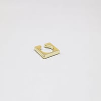 Geometric Square Simple design Earcuff （Gold） / EC084