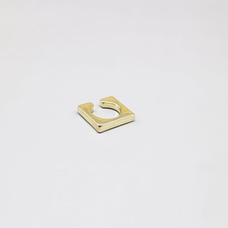 Geometric Square Simple design Earcuff （Gold） / EC084