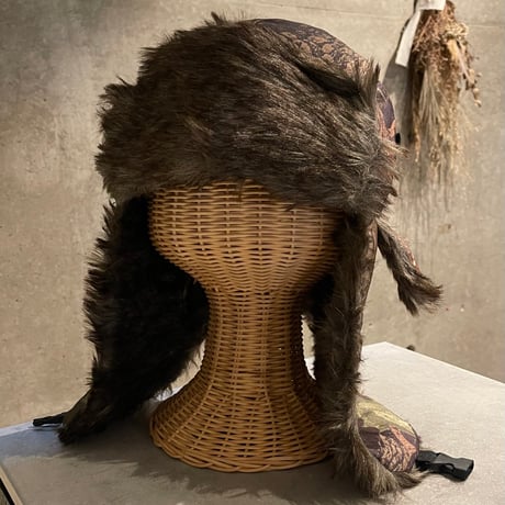 2510KC130103(S) / 2way flight fur cap（Pattern）