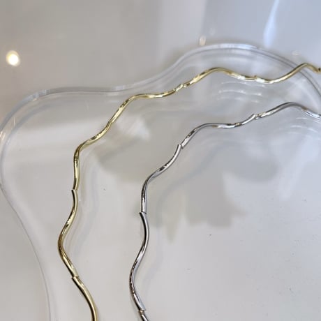 Wave design necklace（Gold）/ 2203_NC0132