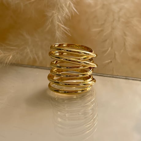 2403RG0412 / Spiral line design ring（Gold）