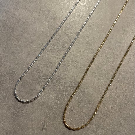2510NC0361 / Oval chain Necklace（Gold/40cm）