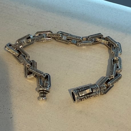 2606BR0133 / Vintage Design chain bracelet（Silver）