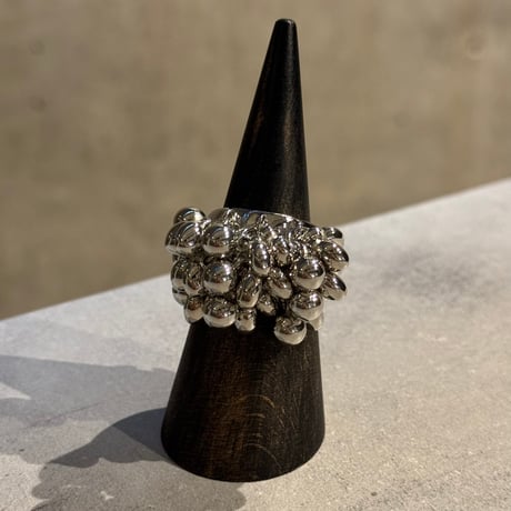 2411RG0547 / Heart ball design ring（Silver）