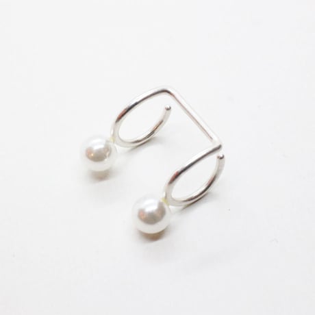 Medium metal Ear Cuff （SILVER） / EC-019