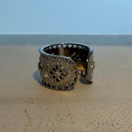 2605RG0792 / Stone lace ring（Silver）