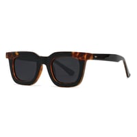 【 Legit Eyewear 】Sunglasses Konoe (Black Demi/Grey)