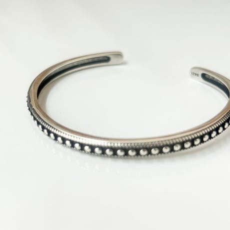 【Select】IM24AC_BRL005 / Dotline Simple bangle（Silver）
