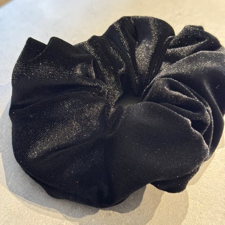 2511HA0075/ Color knit Hair rubber（Black)