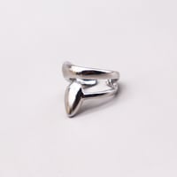 Drop Deformation Cartilage Earcuff （Silver/Left） / EC069B