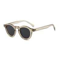【 Legit Eyewear 】Sunglasses Goichijō (Clear Champagne/Grey)