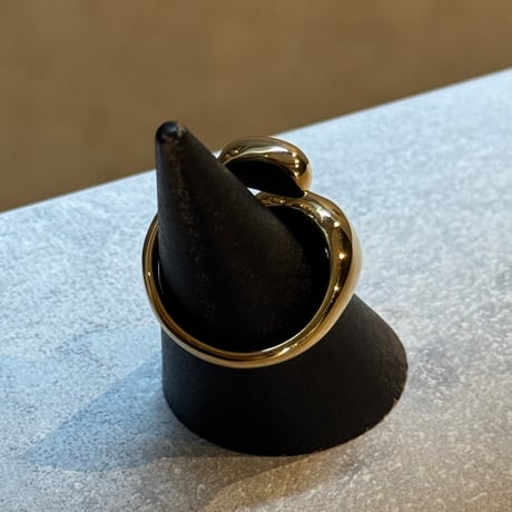 2506RG0650 /Cross big drop ring（Gold）