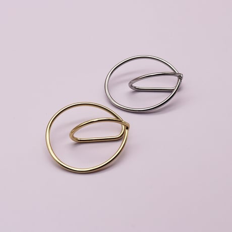 Irregular Curve Earcuff （Gold） / EC049