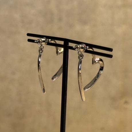 2504PR0776 /  Heart hoop Pierce（Silver)