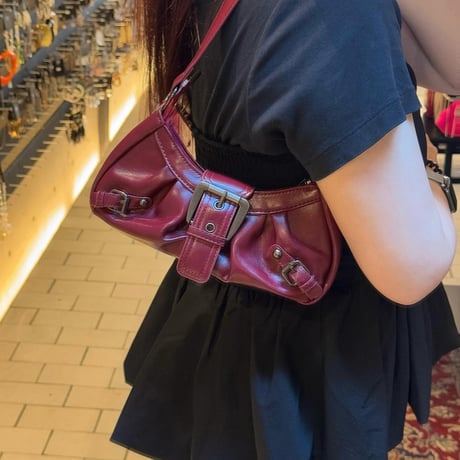 2507BG034(S)/ Mini Shoulder Bag （Red)