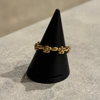 2511RG0699 / Mini Flower round ring（Gold）