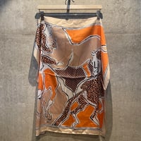 2505GS042(S) / Satin Scarf（Orange）