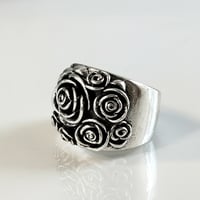 【Select】IM26AC_RG027/ Vintage Rose Swirl Ring（Silver）