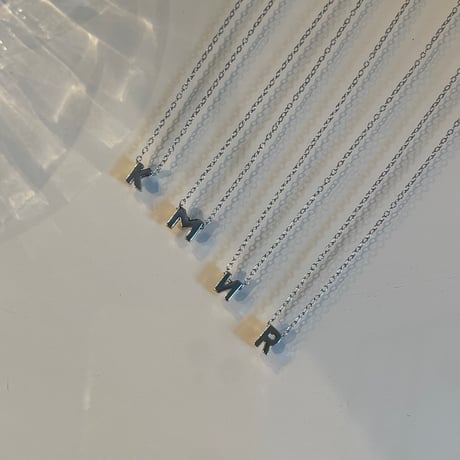 2311NC0218 / Mini initial Necklace（Silver）