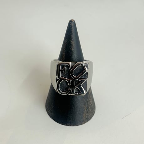 【Select】IM24AC_RG012/ FUCK ring（Silver）