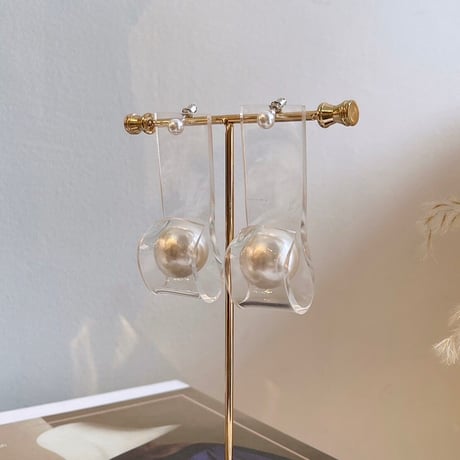 2306PR0571 /  Clear wrap Pearl Pierce