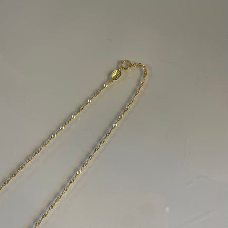 2405NC0249 / Screw chain necklace / Silver925（Gold）