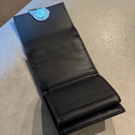 2509GS040(S)/ Point Tri-fold Wallet（Gray)