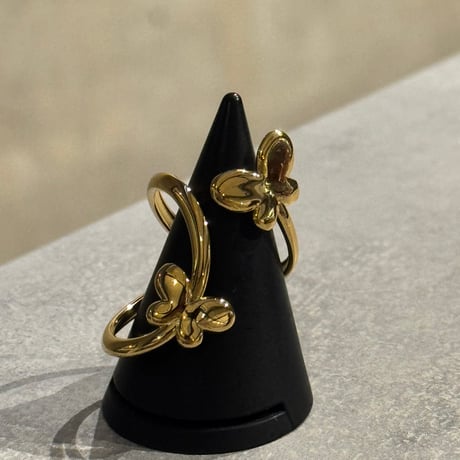2512RG0692 / butterfly  cross ring（Gold）