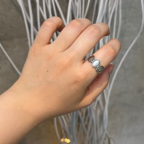 2604RG0755 / Oval connect ring（Silver）