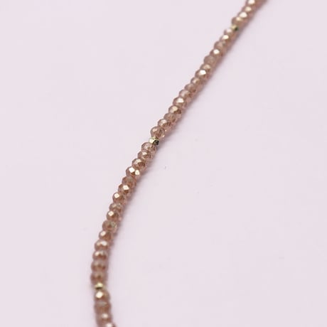 Small crystal beads Choker Necklace（#01）  /  2106-NC058
