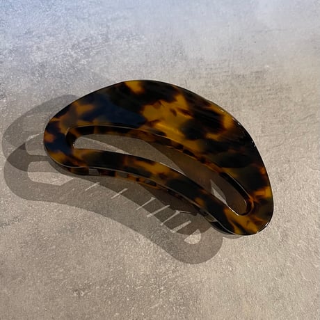 2602HA0082(S)/ Marble curve Hair Clip （Brown）