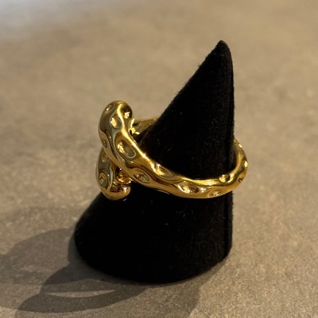 2503RG0598 / craft twistdesign ring（Gold）