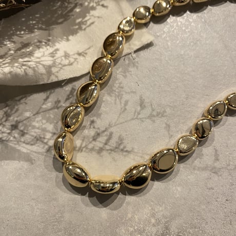 Irregular Metal Necklace（Gold）/ 2212-NC0168