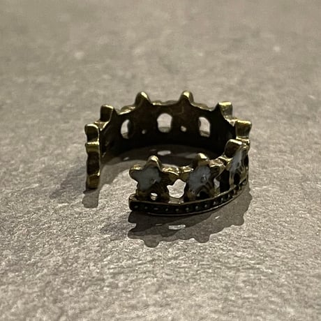 2504RG0610/ Antique flower ring（Gold）