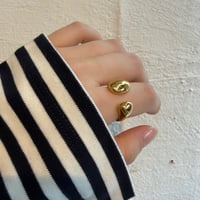 2604RG0780 / Asymmetry drop ring（Gold）