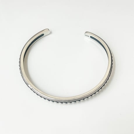 【Select】IM24AC_BRL005 / Dotline Simple bangle（Silver）