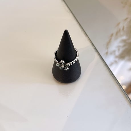 2512RG0688 / Color flower ring （Silver）