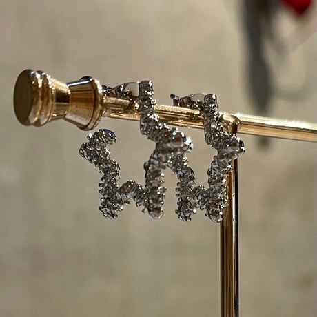 2412PR0735 / Shine star motif Pierce（Silver）