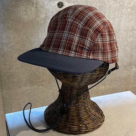 2504HW0087(S) / 2Way cotton check cap（RedCK）