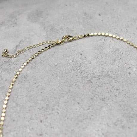 linking simple necklace（GOLD）/ NC-014